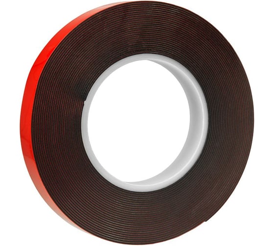 Изображение товара Лента монтажная двухсторонняя MTE черная 12 мм 10м, блистер, 2894909112