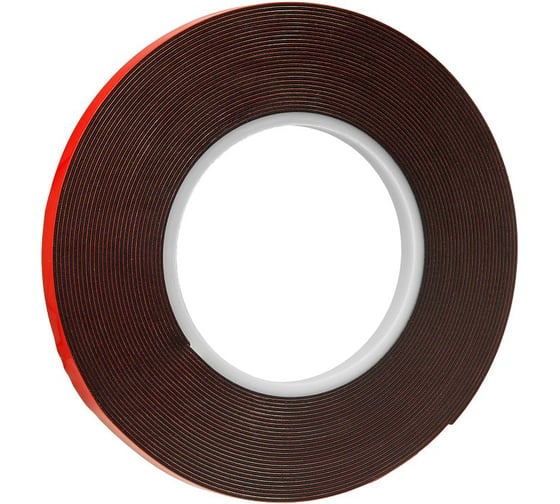 Изображение товара Лента монтажная двухсторонняя MTE черная 6 мм 10м, блистер, 2894909106