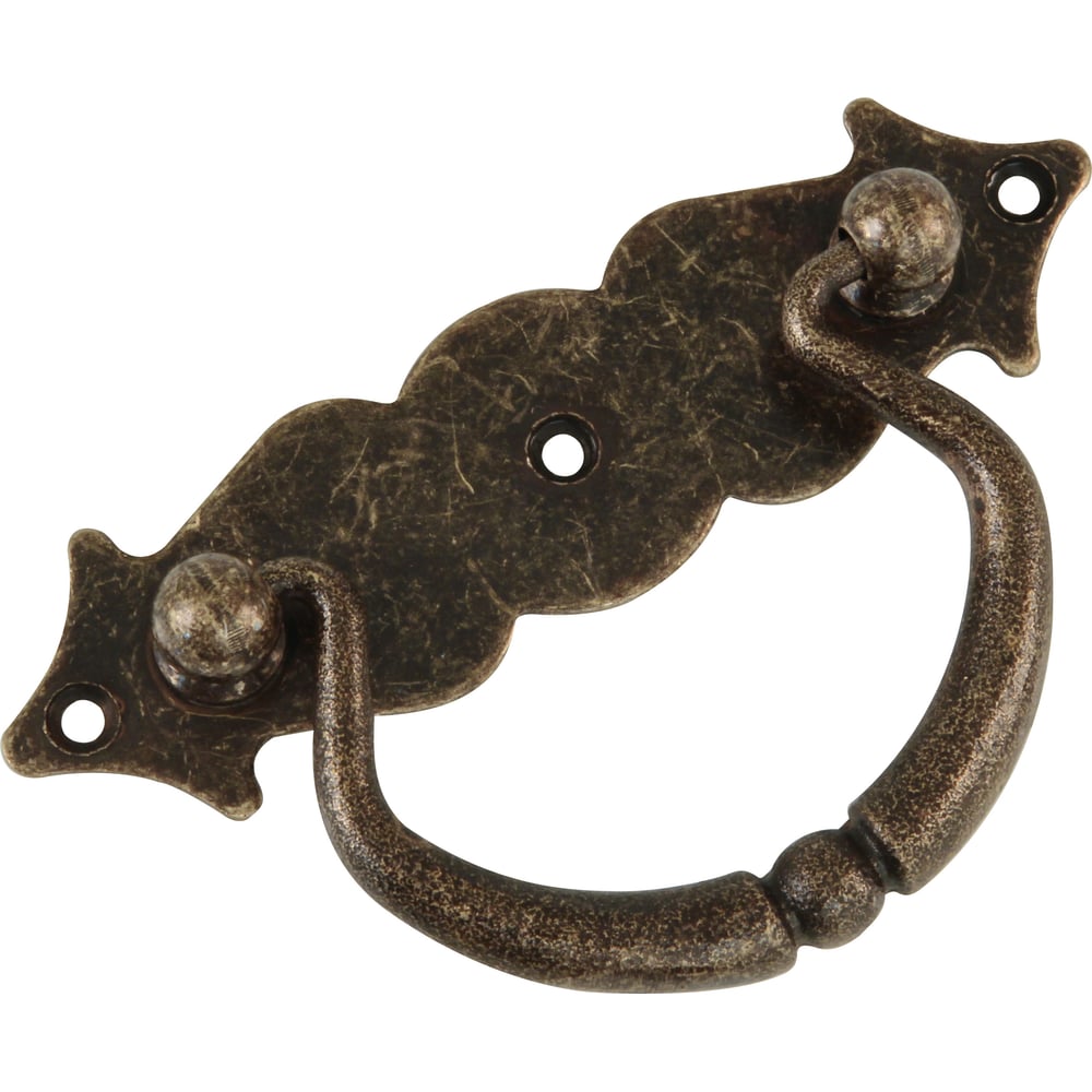 Изображение товара Мебельная ручка Amig антик 1003-100х31А стальная, античный стиль