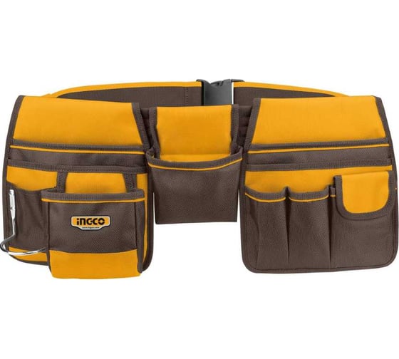 Изображение товара Сумка поясная для инструментов INGCO SUPER 10+2 регулировка пояса 92-127 см HTBP020328