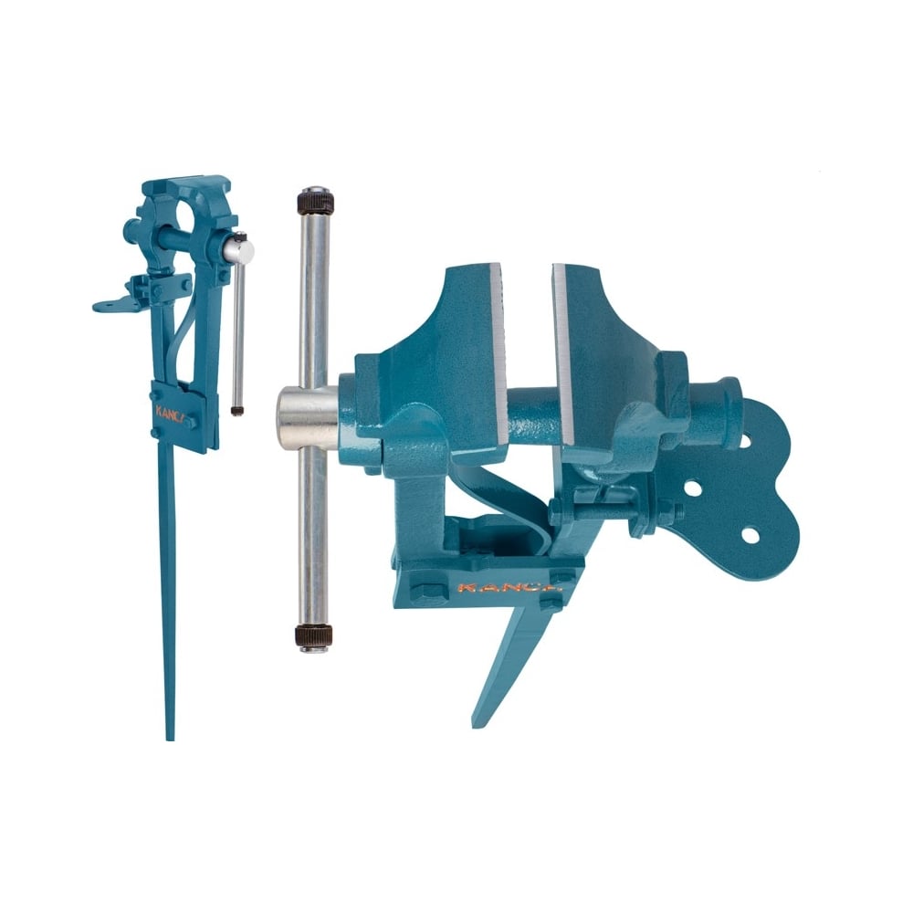 Изображение товара Тиски кузнечные KANCA 125 мм с наковальней профессиональные