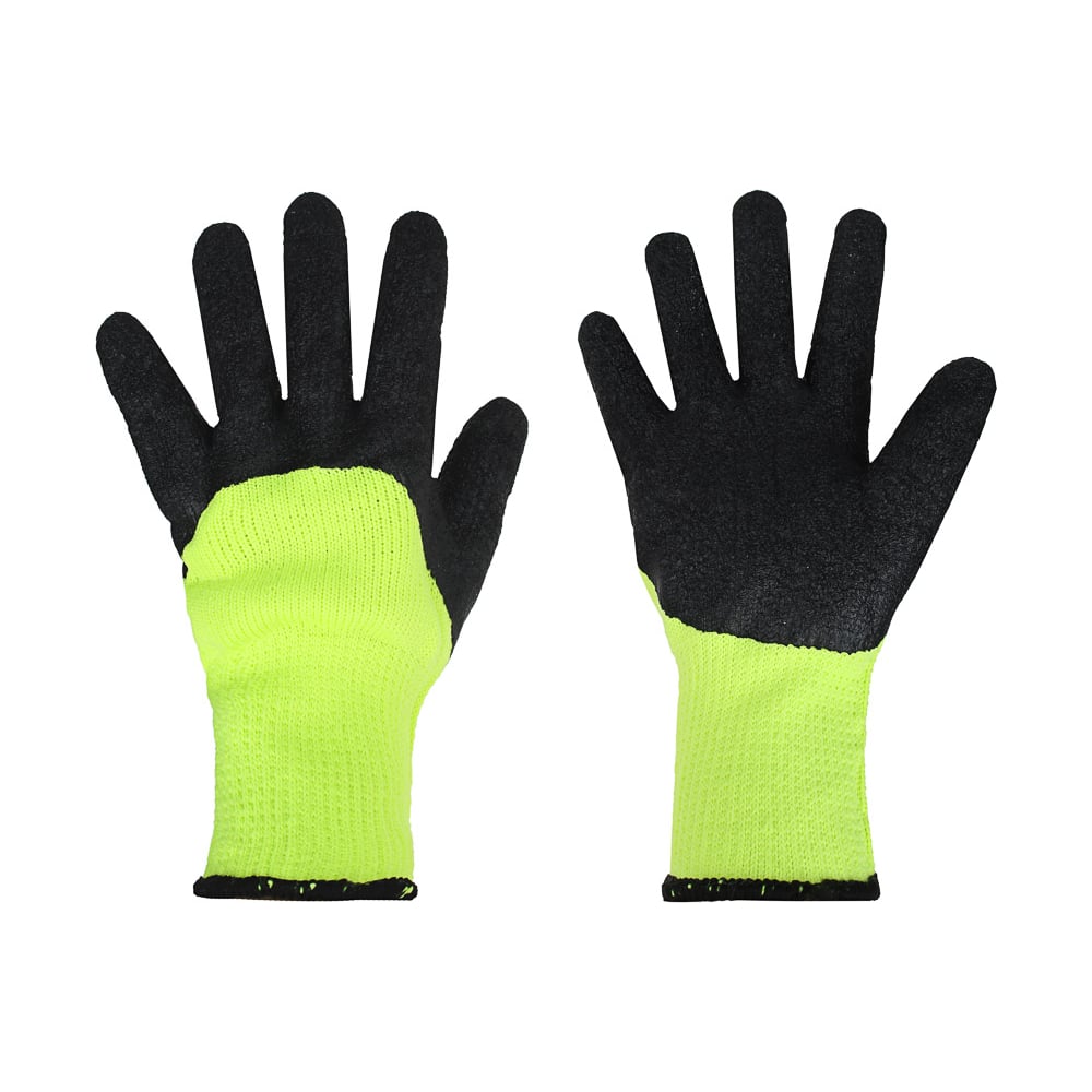 Изображение товара Акриловые перчатки с латексным полуобливом Inbloom 10 размер универсальные для холодных условий