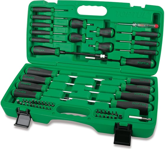 Изображение товара Набор отверток и бит TOPTUL 58 предметов GAAI5801