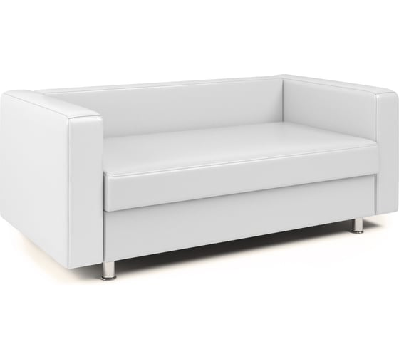 Изображение товара Диван офисный Шарм БИТ экокожа, белый 1907278