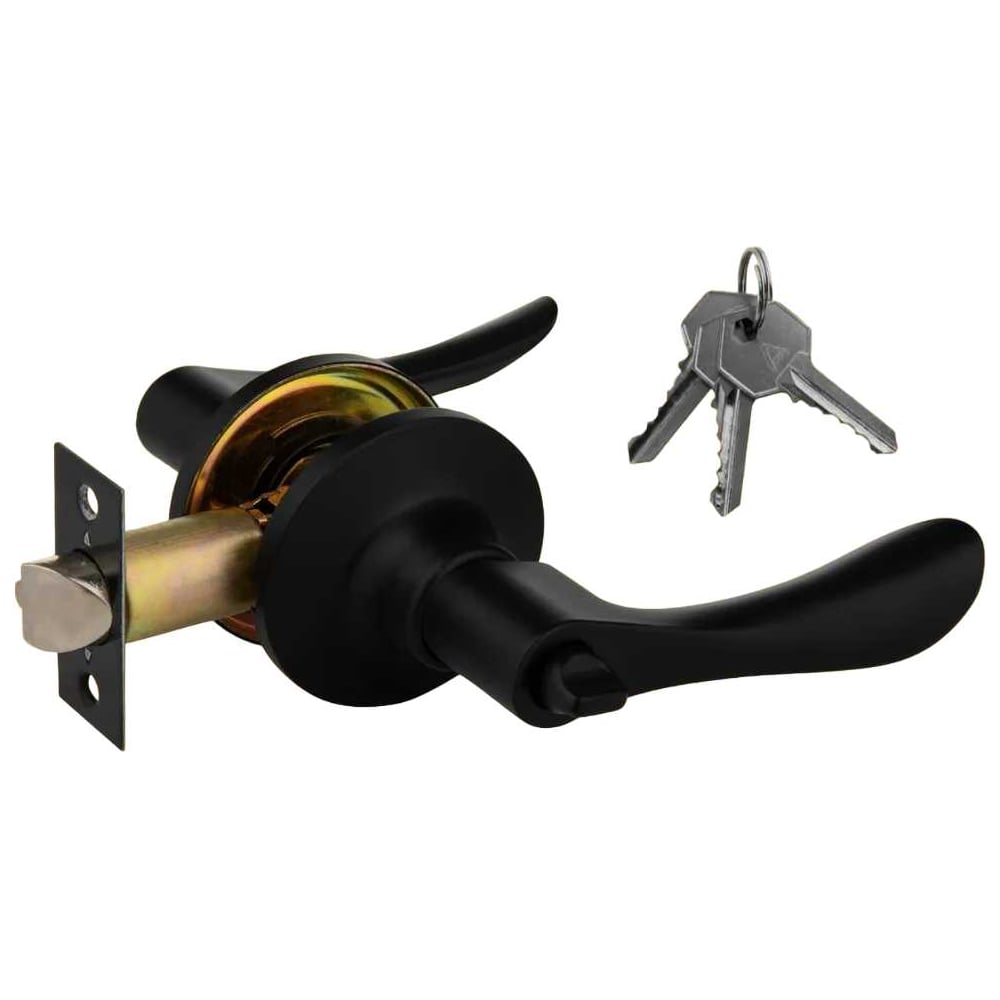 Изображение товара Ручка с защелкой-кноб PALIDORE Arsenal 891 BLACK ET для межкомнатных дверей