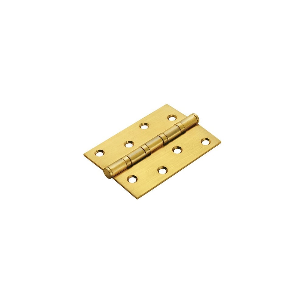 Изображение товара Врезная петля PALIDORE с подшипником 100x70x3 мм золото блестящее