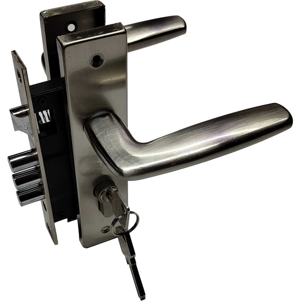 Изображение товара Дверной комплект PALIDORE LHS 6237-314 3 ключа, врезной замок никель