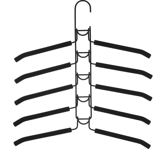 Изображение товара Вешалка-органайзер VETTA на 5 вещей, с покрытием из вспененного ПВХ 456-096