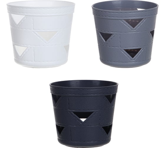 Изображение товара Корзина для хранения VETTA круглая, пластик, 10x9 см 414-098