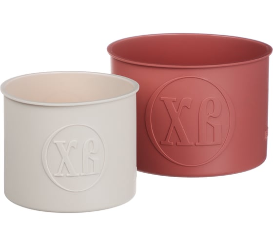 Изображение товара Набор силиконовых форм для кекса VETTA 2 предмета, 10x8 см, 13x9 см 856-132