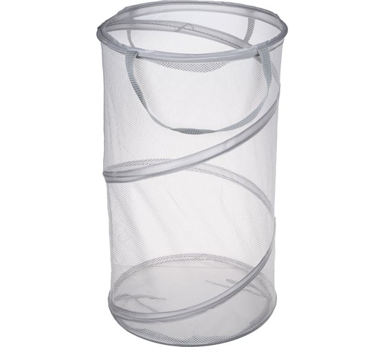 Изображение товара Корзина VETTA Сканди 55x31.5 см, сетка, полиэстер, серый 402-017