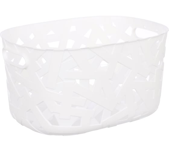 Изображение товара Корзина для хранения VETTA Нью-Джерси, 23.5x17x12.5 см, белый 414-132
