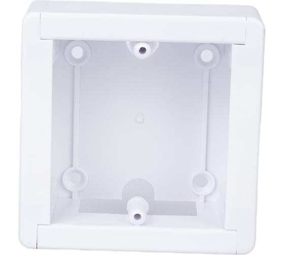 Изображение товара Установочная коробка GREENEL универсальная 88х88х44мм БЕЛАЯ GE40231-01