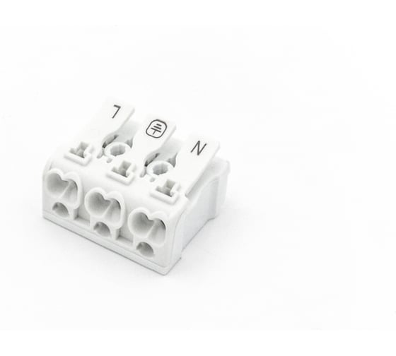 Изображение товара Клемма пружинная соединительная SLP electrics YK-DJ3 5шт в пакете SL0442-5003