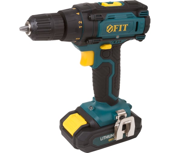 Изображение товара Аккумуляторная дрель-шуруповерт FIT 80199