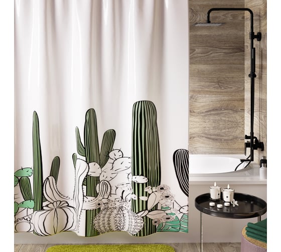 Изображение товара Шторка для ванной WasserKRAFT Dinkel SC-46101