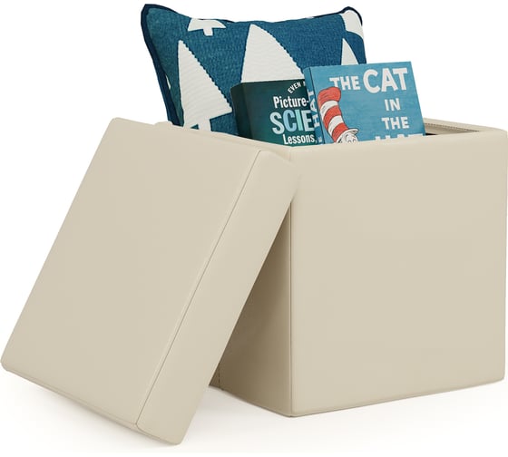 Изображение товара Пуф складной Шарм Пикник экокожа, беж 170523737