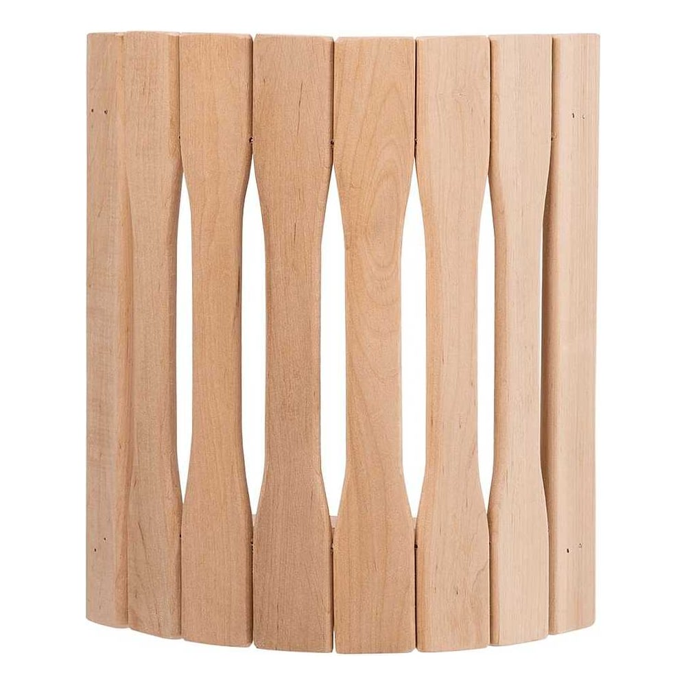 Изображение товара Деревянный абажур для бани и сауны ГлавБаня, ольха, настенный 30x26x10.5 см