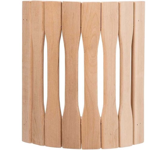 Изображение товара Абажур деревянный для бани и сауны ГлавБаня настенный, 30x26x10.5 см, ольха К1160