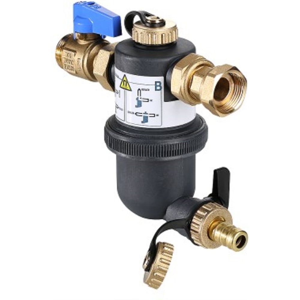 Изображение товара Фильтр-дешламатор с пластиковым корпусом VALTEC Dirstop 3/4 VT.383.B.05 Изображение товара Фильтр-дешламатор с пластиковым корпусом VALTEC Dirstop 3/4 VT.383.B.05