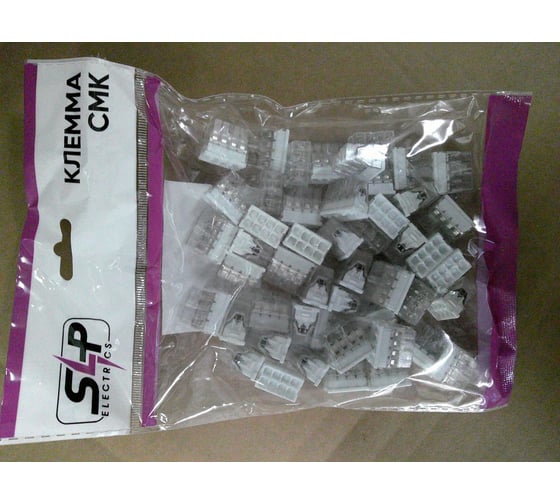 Изображение товара Клемма соединительная зажимная SLP electrics EU2.5-418G с пастой 50шт в пакете SL0439-0056