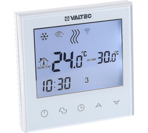 Изображение товара Электронный комнатный хронотермостат с Wi-Fi VALTEC VT.AC712.0.0