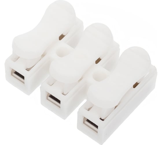 Изображение товара Клемма соединительная зажимная SLP electrics CH-3 10шт в пакете SL0437-0013