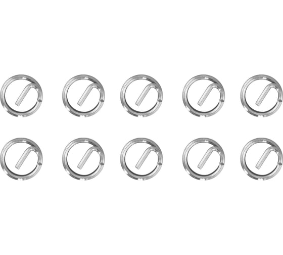 Изображение товара Набор резьбовых вставок Thorvik WTRI1015 M10x1.5, 10 предметов 53191