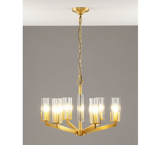 Изображение товара Люстра подвесная Moderli Brass, латунь,зеркальный V11074-6P