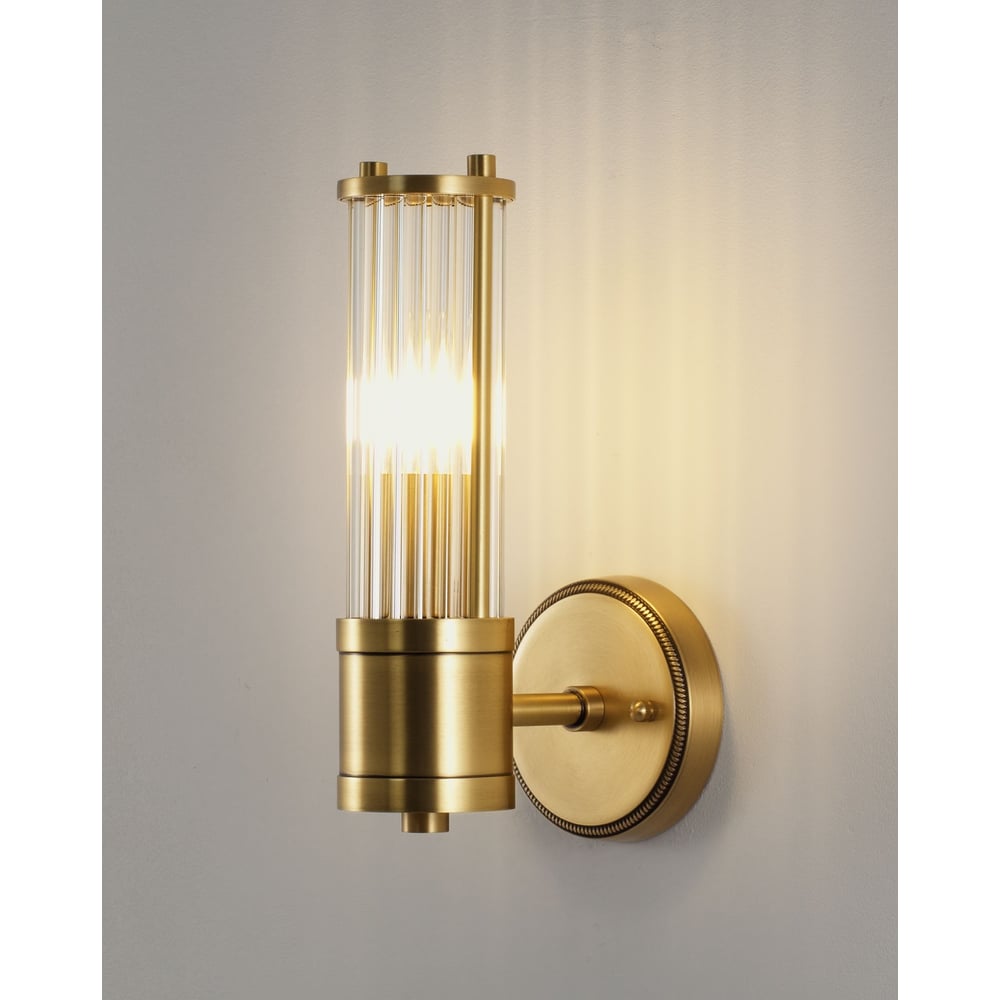 Светильник настенный Moderli Бра Brass, латунь, прозрачный V11020-1W
