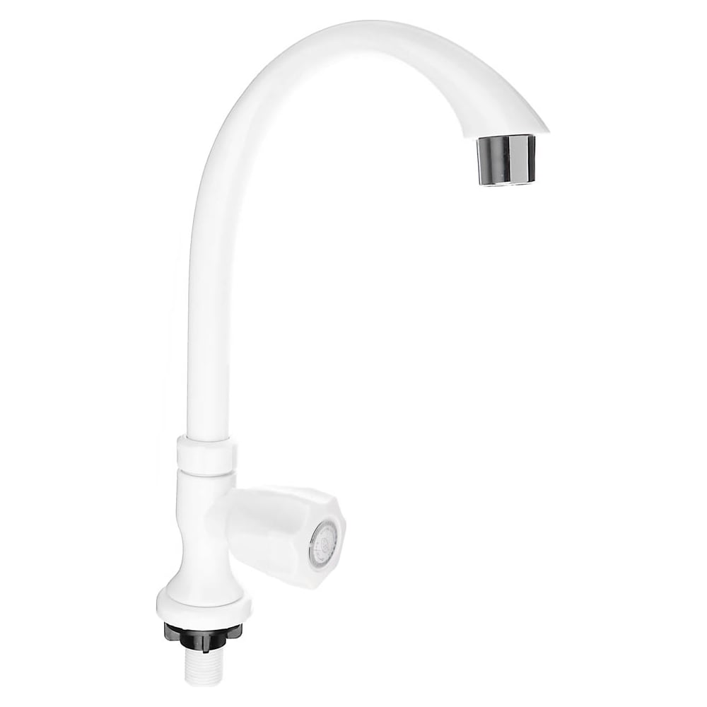 Изображение товара Кран для холодной воды Союз MO-02 554-143 однорычажный пластик белый