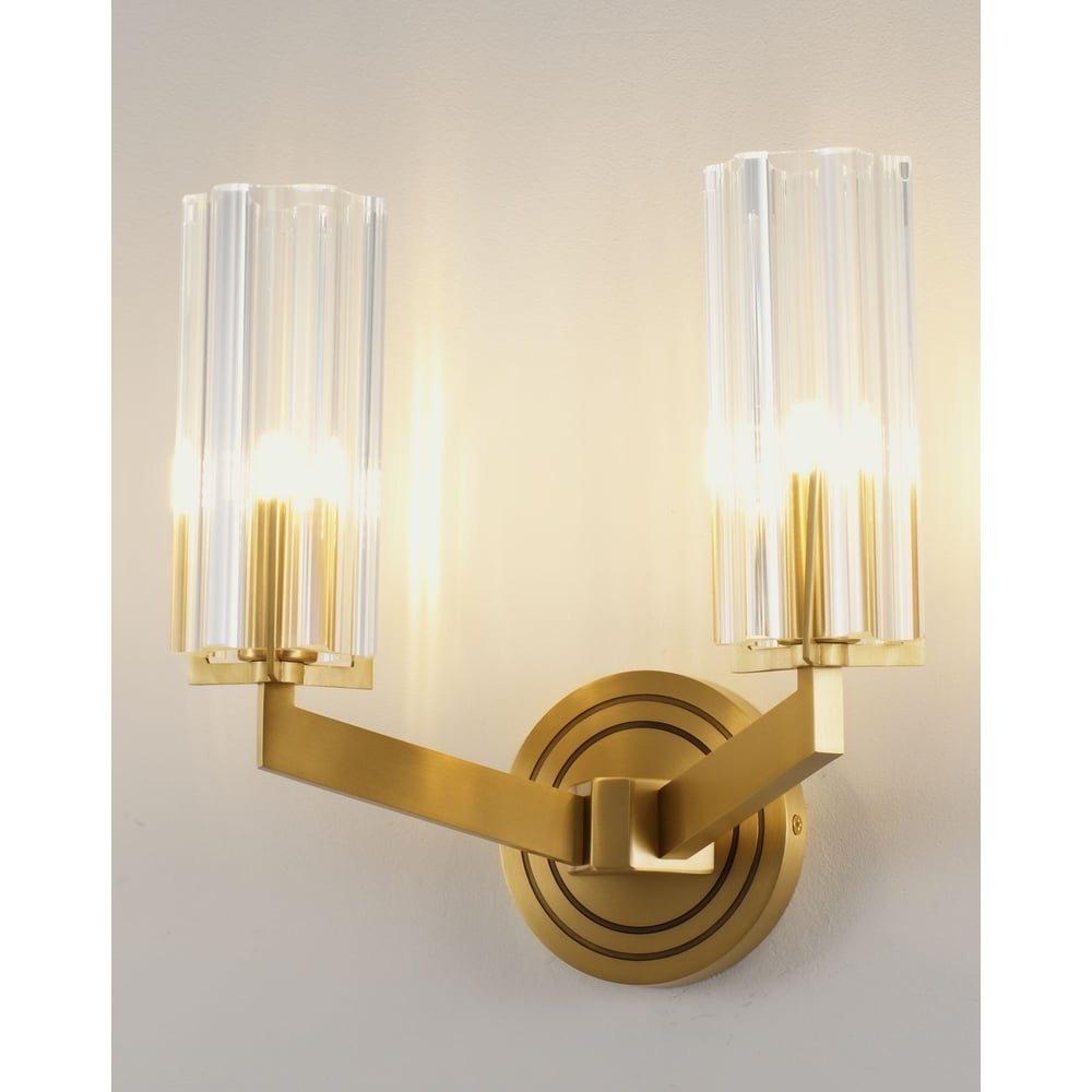 Изображение товара Светильник настенный Moderli Бра Brass, латунь, прозрачный V11073-2W