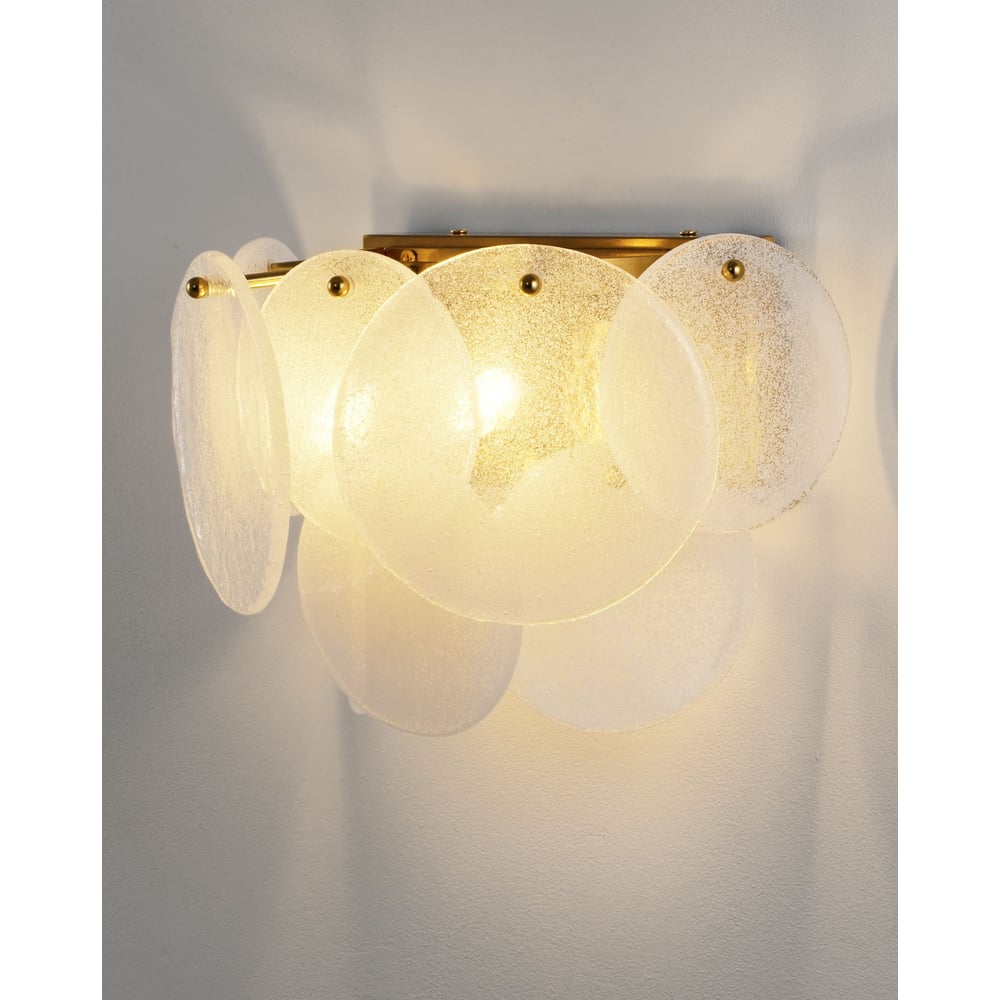 Изображение товара Светильник настенный Moderli Бра Alba, золотой, прозрачный