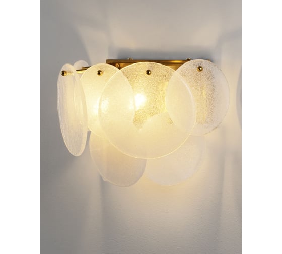 Изображение товара Светильник настенный Moderli Бра Alba, золотой, прозрачный V11075-2W