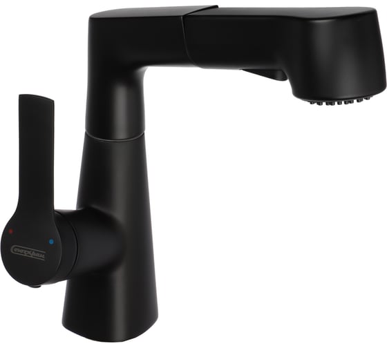 Изображение товара Смеситель для кухни СоюзКран поворотный излив 360гр., картридж 35мм, цинк, черный SS01-R133 567-146