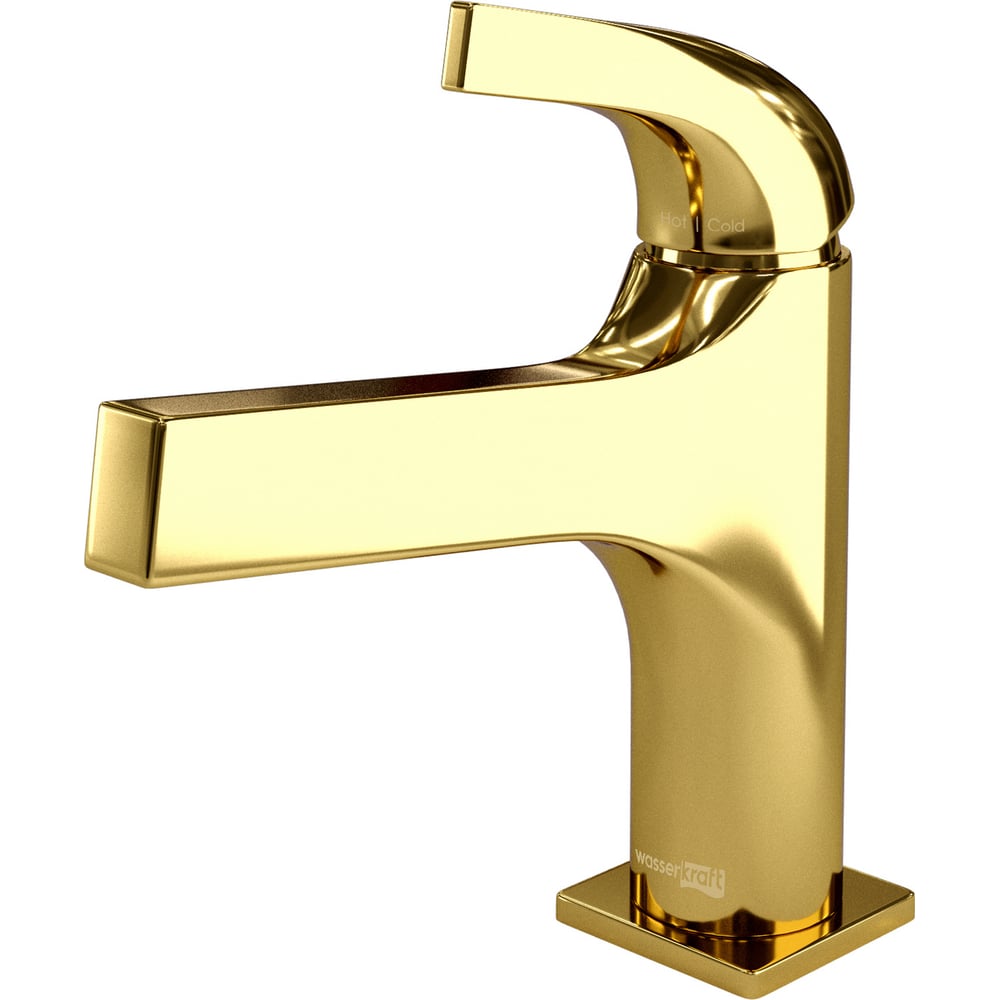 Смеситель для умывальника WasserKraft смеситель для ванны wasserkraft sauer глянцевое золото 7101
