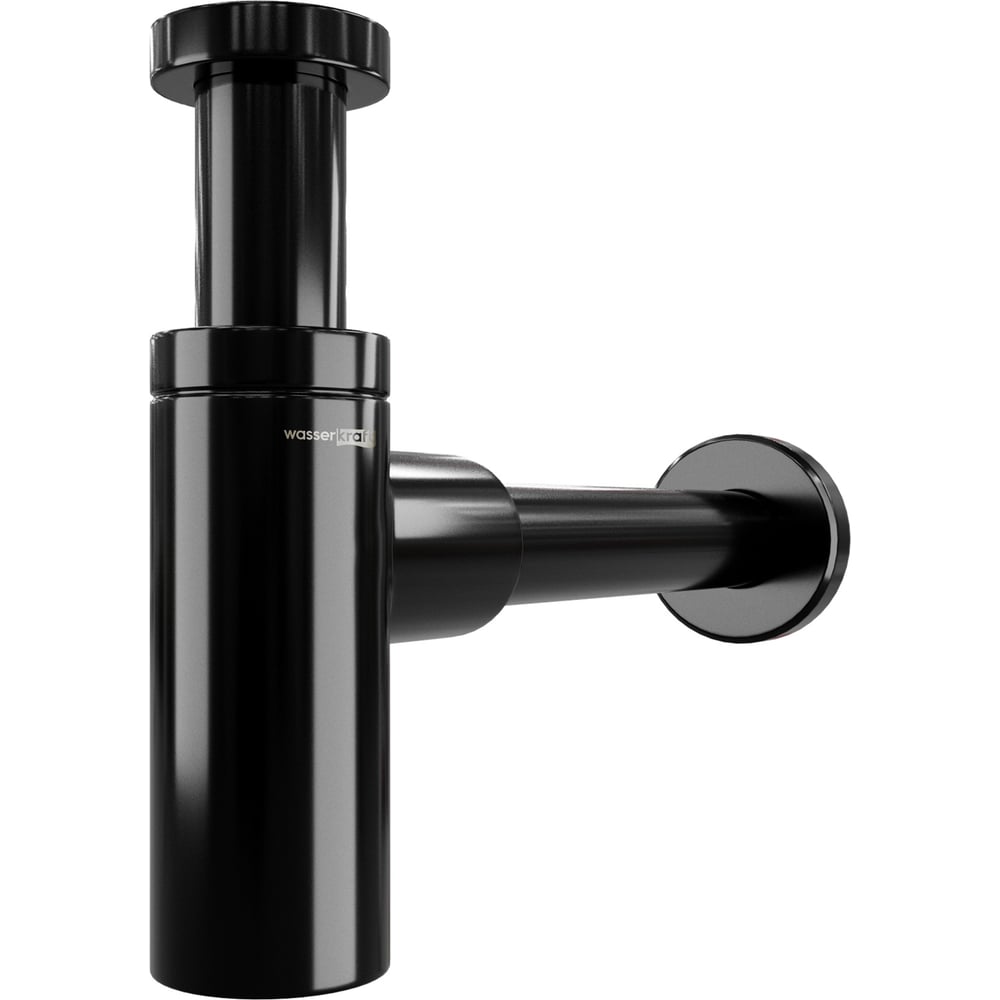 Сифон для раковины WasserKraft смеситель на борт ванны wasserkraft elbe на 4 отверстия soft touch 7455
