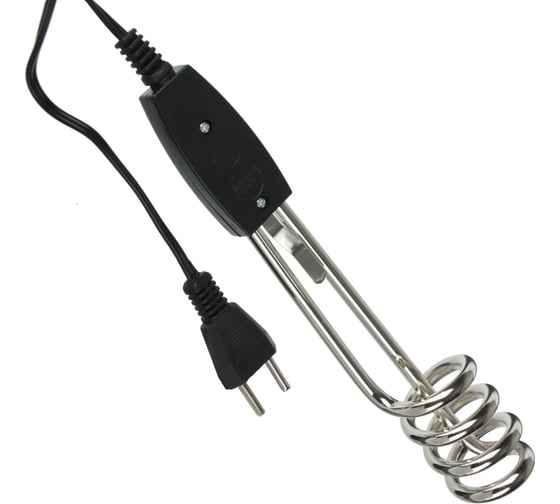 Изображение товара Электрокипятильник VETTA 1000 Вт, 220В, шнур 75 см, погружная часть 17 см 909-007