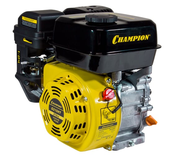 Изображение товара Двигатель бензиновый 7 л.с., 208 куб.см., резьба 3/4"-16UNF Champion G210HT