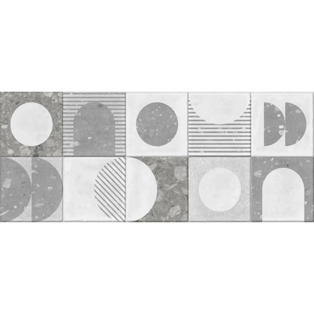 Изображение товара Плитка настенная Gracia Ceramica Lane grey серый 25x60 мм для стен