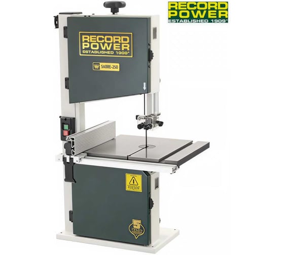 Изображение товара Вертикальная ленточная пила Record Power SABRE-250 51460