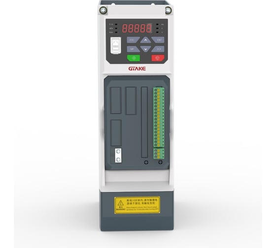 Изображение товара Преобразователь частоты GTAKE 7.5 кВт; 18 А; 3x400VAC; 150% 1 мин; IP20; Встроенный тормозной ключ GK900-4T7.5GB