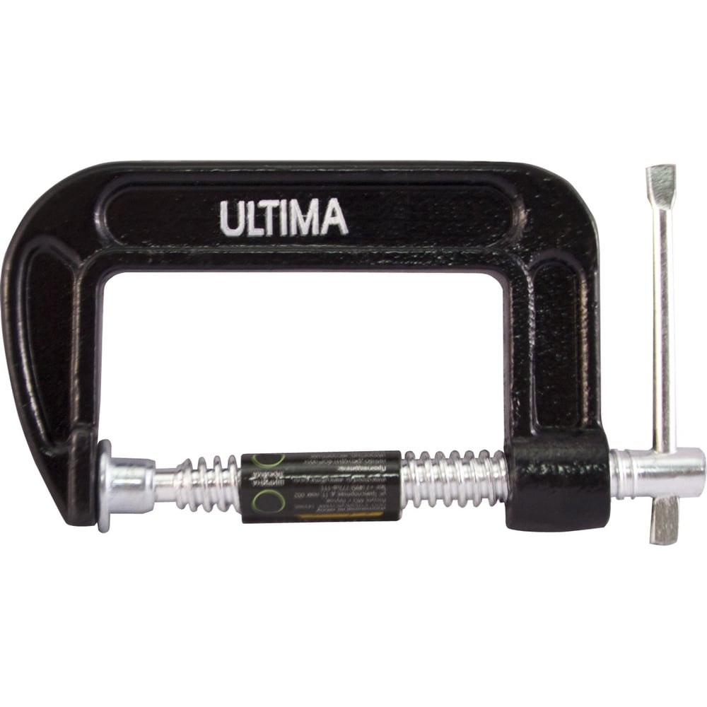 G-образная струбцина ULTIMA струбцина f образная быстрозажимная универсальная 150 мм 60 мм bartex 1233501