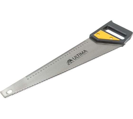 Изображение товара Ножовка по дереву Ultima 450мм, каленный зуб, пластиковая рукоятка 160002