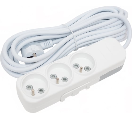 Изображение товара Удлинитель ELBI Myra 3 входа, с защитными шторками, UPS, 5m, 3x1,5 527-010205-324
