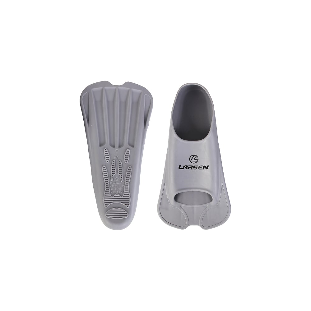 Изображение товара Ласты укороченные Larsen F627 серый 33-34 детские для фридайвинга