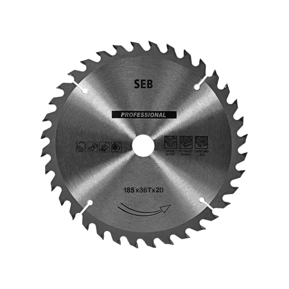 Изображение товара Диск пильный по дереву 185 мм 36 зубьев TORGWIN S73800 универсальный