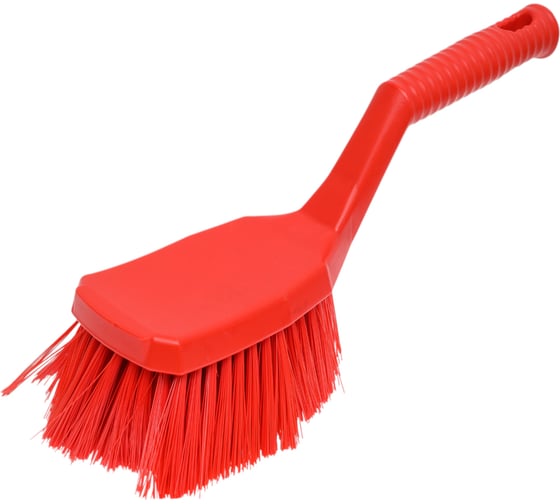 Изображение товара Щетка ручная широкая SHIANKU с изогнутой ручкой 320x50 мм жесткая, красный SHI-26304