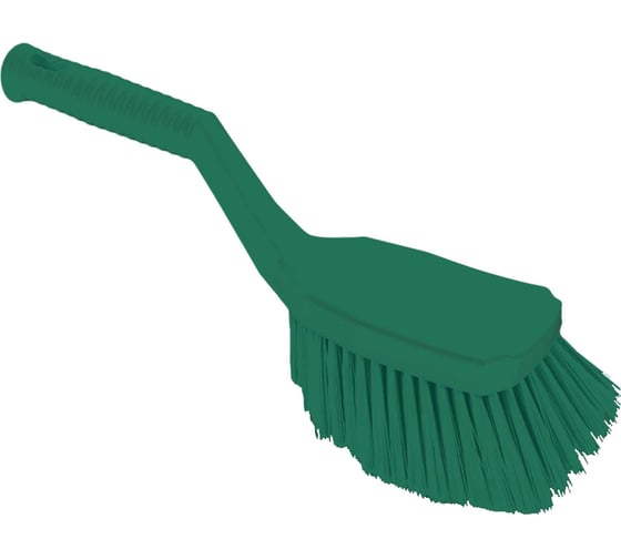 Изображение товара Щетка ручная широкая SHIANKU с изогнутой ручкой 320x50 мм жесткая, зеленый SHI-26302