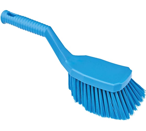 Изображение товара Щетка ручная широкая SHIANKU с изогнутой ручкой 320x50 мм жесткая, синий SHI-26303